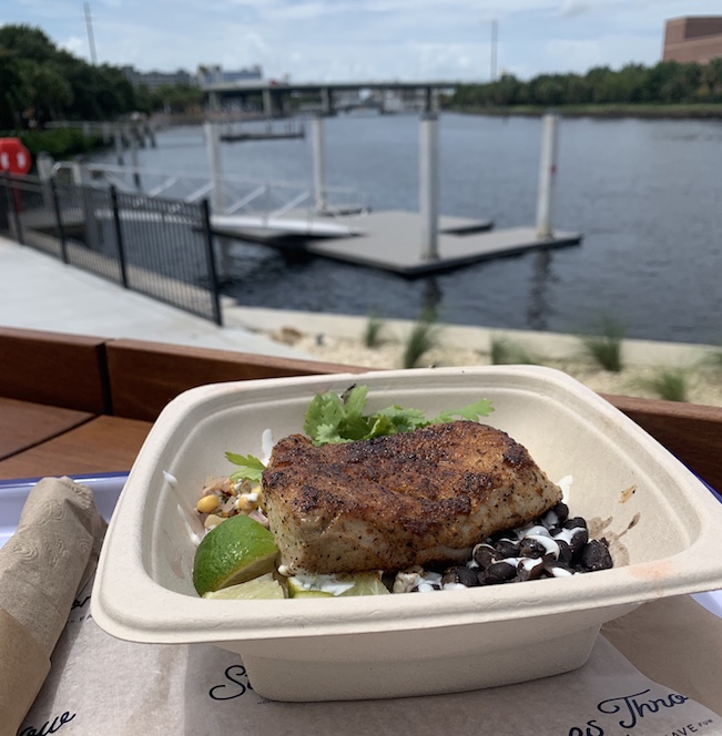 Photo of dinner with view at Stone's Throw