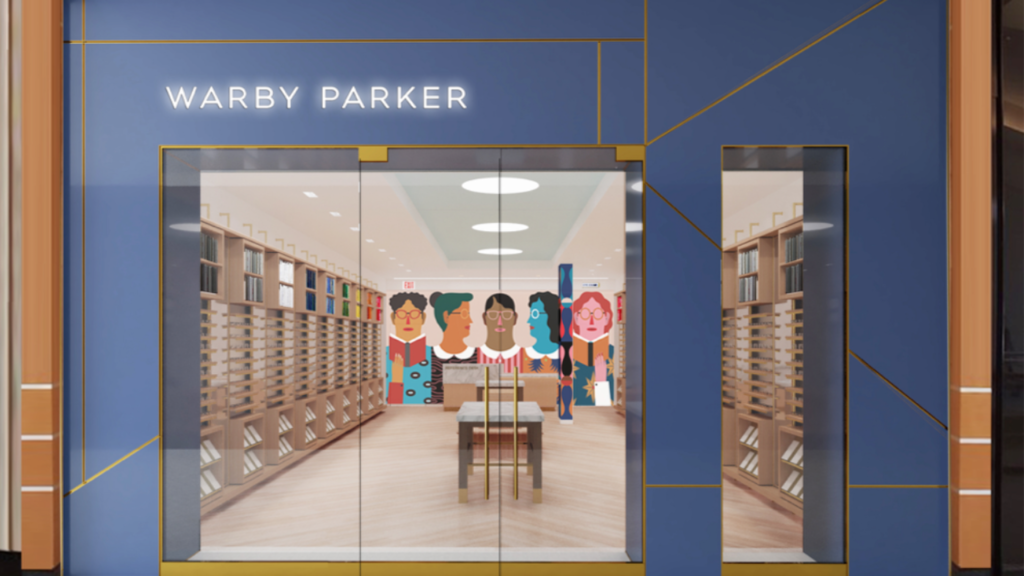 Warby Parker storefront