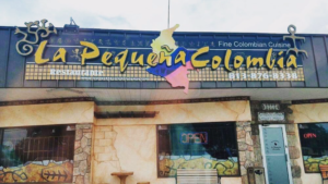 Exterior of Colombian Restaurant