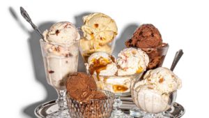 An assortment of Ice Jeni's Ice Cream Flavors