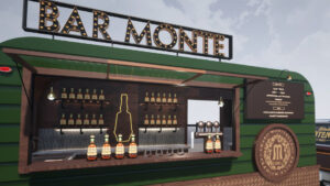rendering of a traveling bar