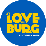 I Love the Burg Circle Logo