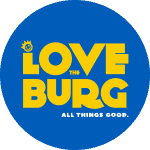 I Love the Burg Circle Logo