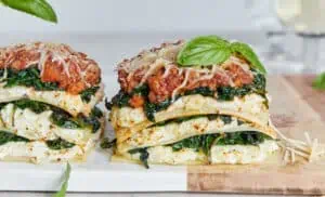 Gluten-free lasagna from True Food Kitchen