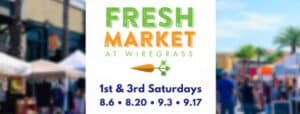 Fresh Market at Wiregrass Saturday September 17 at 10am-2pm