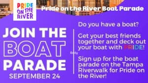 Pride On The River Boat Parade September 24