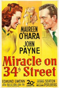 Miracle on 34th St Movie Poster