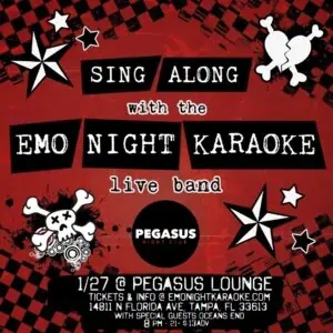 Emo Night Karaoke Tampa 1/27