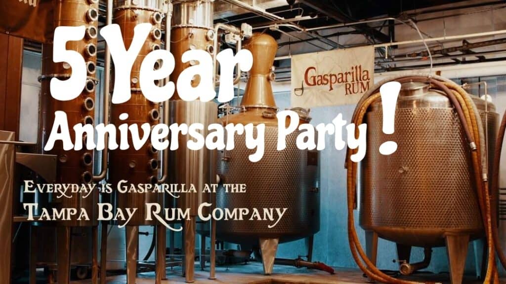 Gasparilla Rum 5 Year Anniversary Party