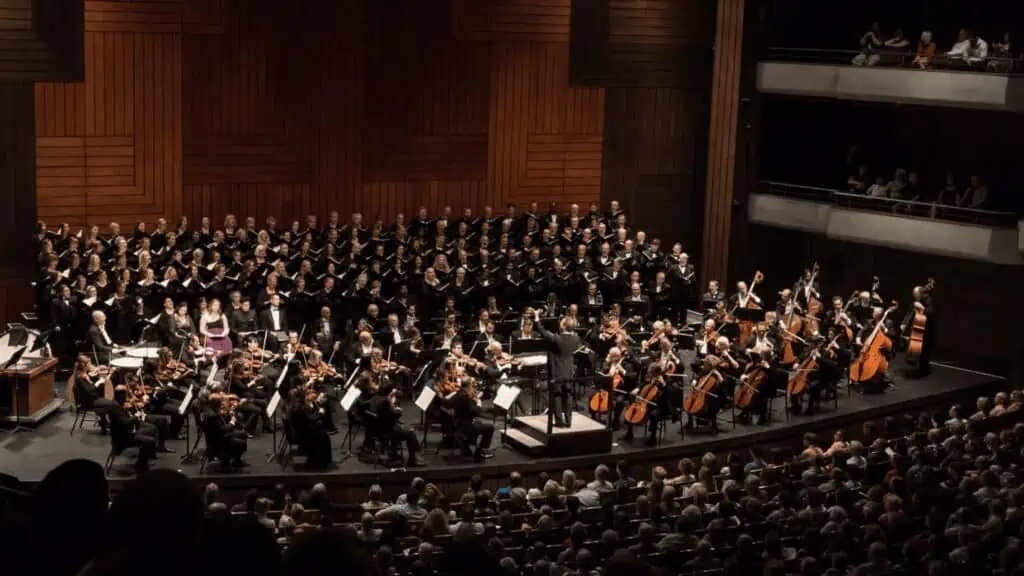 The Florida Orchestra on stage