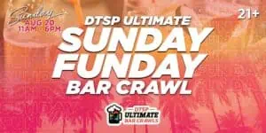 Sunday Funday Brunch Bar Crawl August 20 from 11am-6pm at Park & Rec St. Pete