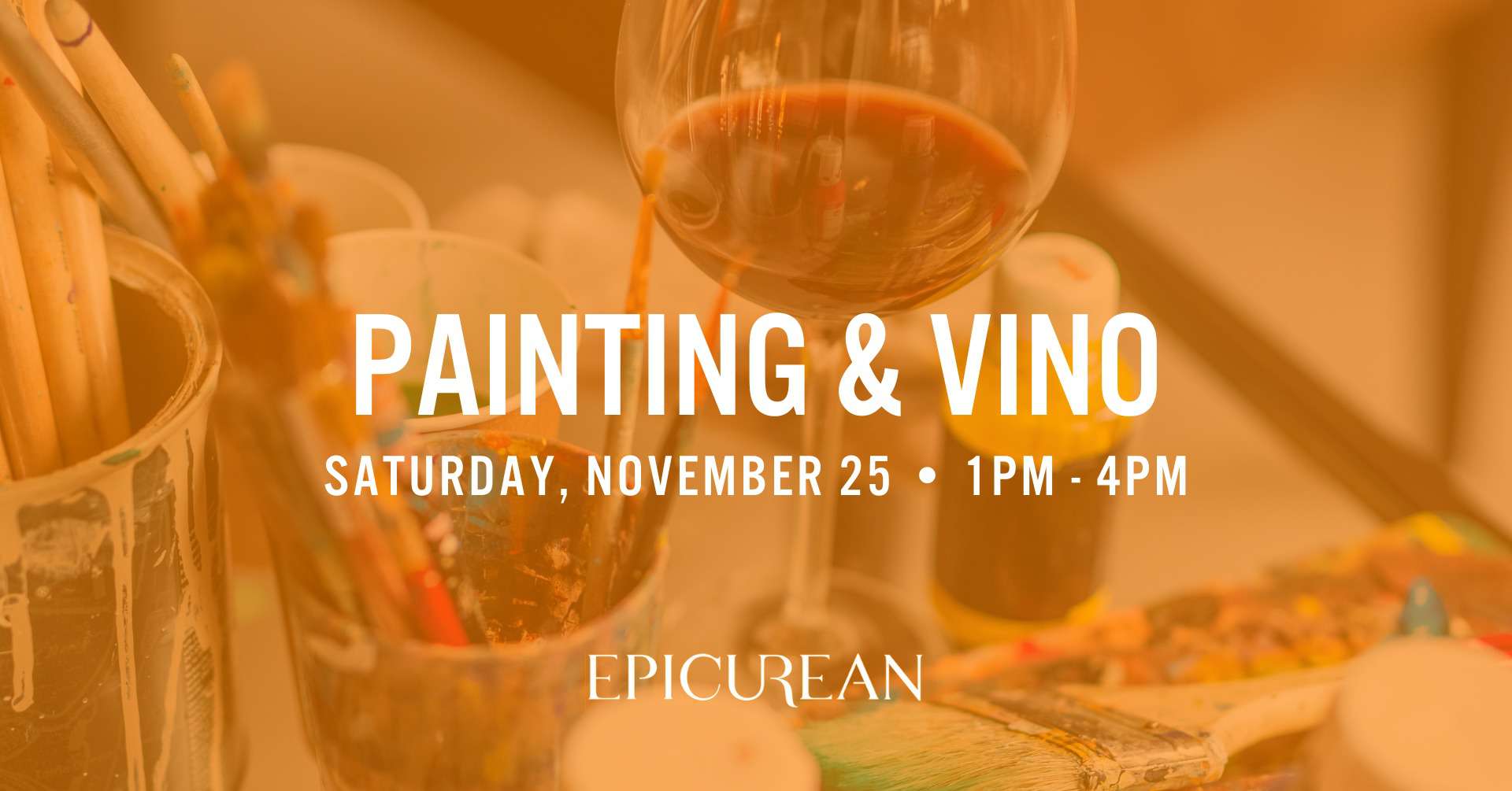 Painting & Vino Saturday, November 25 1pm to 4pm