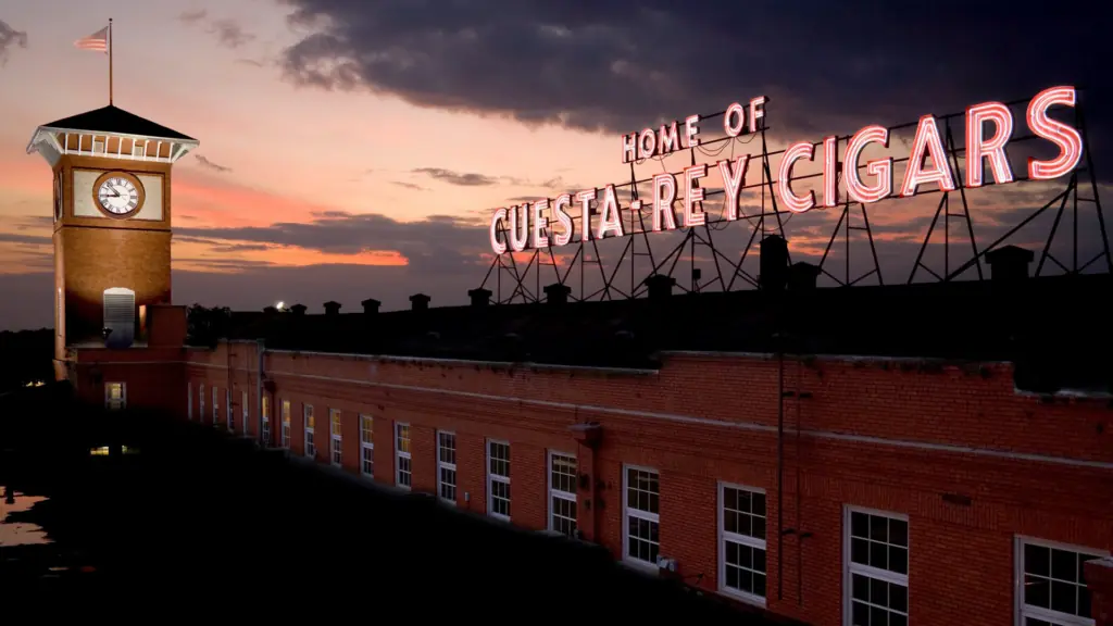 exterior of a cigar factory