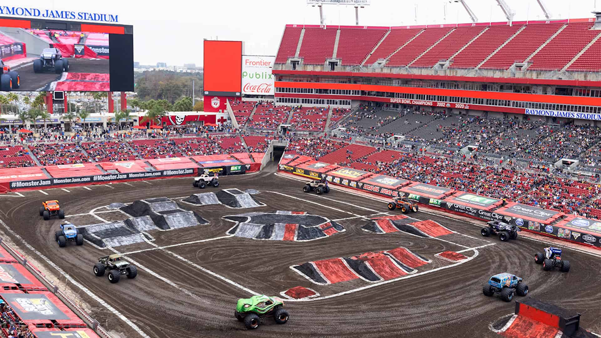 Monster Jam transforms Raymond James Stadium That's So Tampa