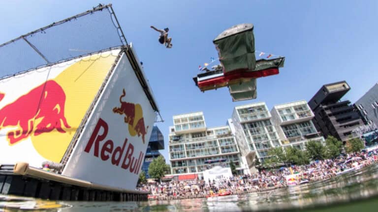 People at a Red Bull competition