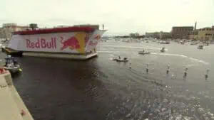 People at a Red Bull competition