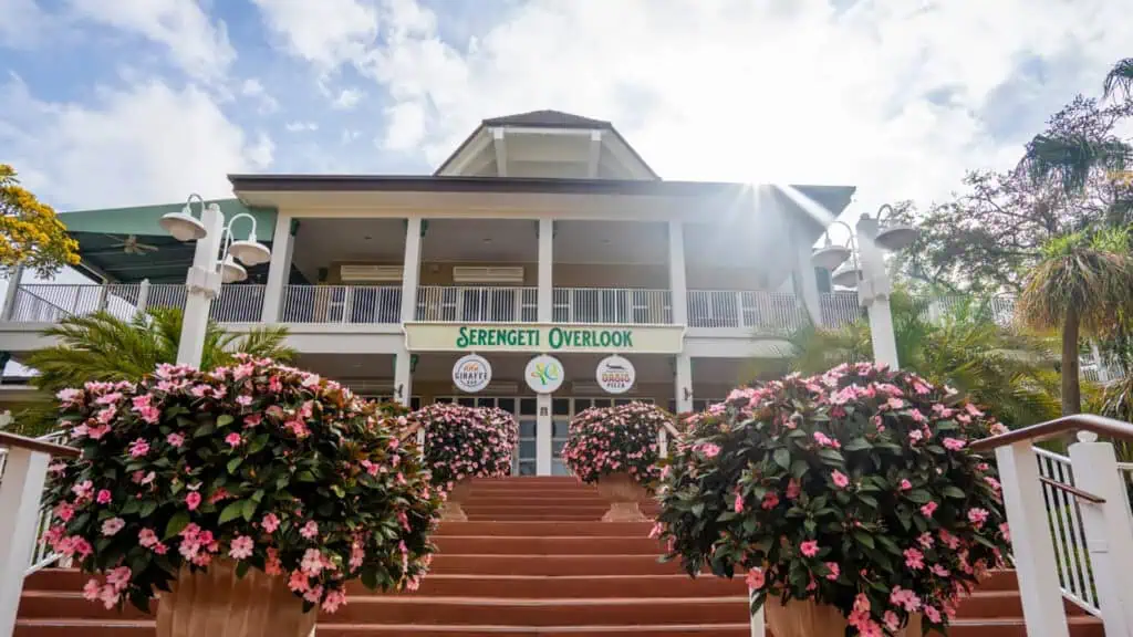 exterior of a restaurant at a park