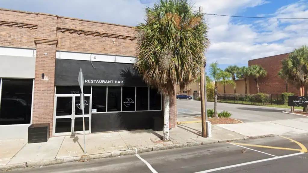 exterior of a steak and seafood restaurant