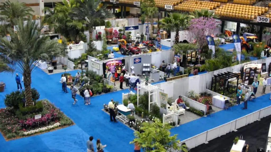 People at a home show