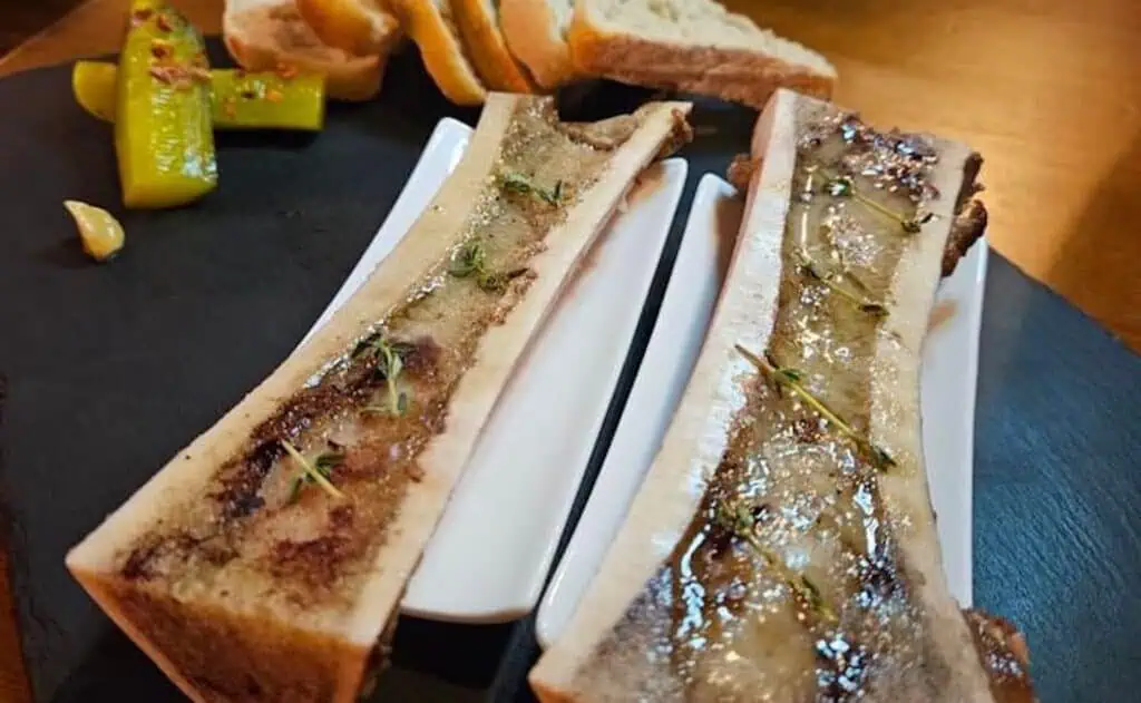 Bone marrow on a plate 