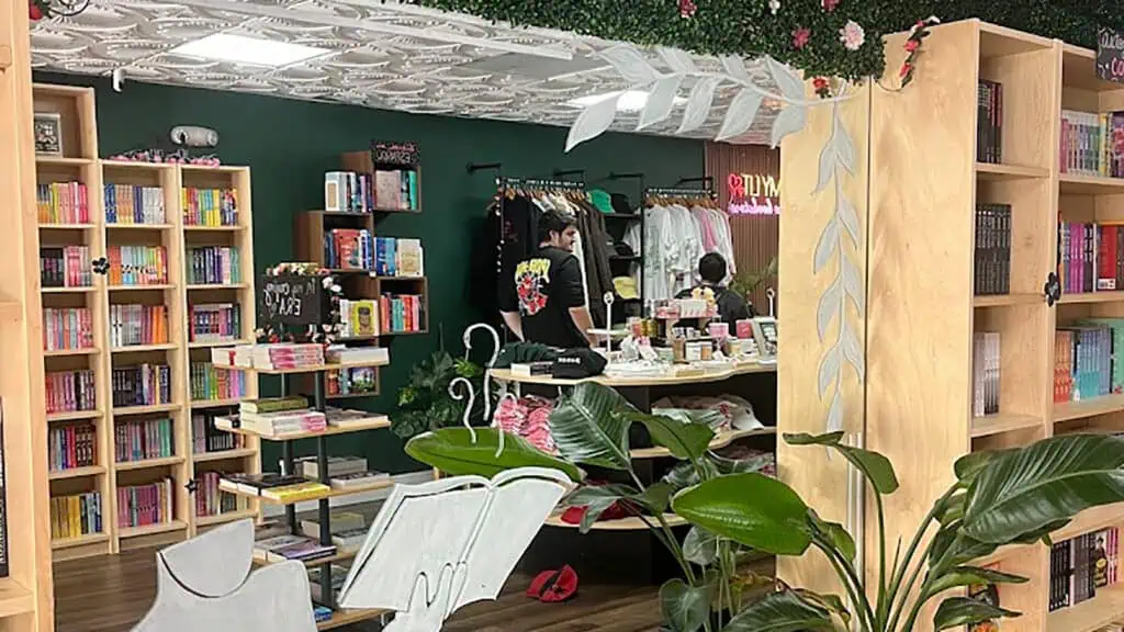 interior of a bookstore