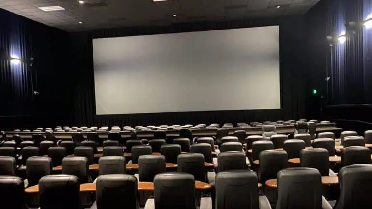 interior of a movie theater