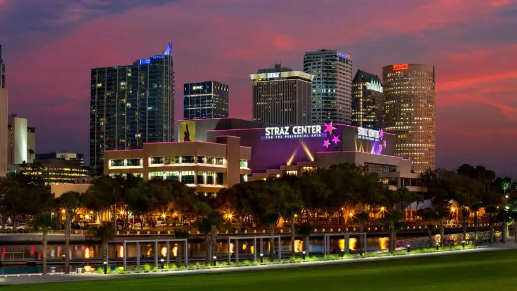 The Tampa skyline