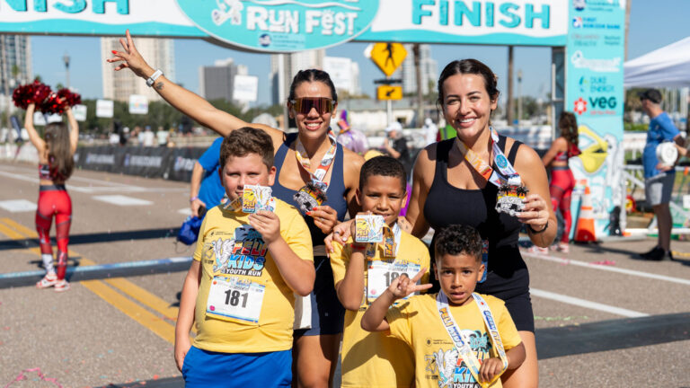 People at St. Pete Run Fest, a favorite among runners in Tampa Bay