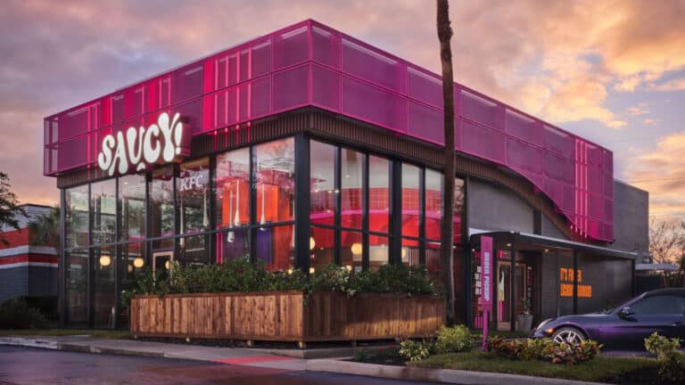 The exterior of a restaurant