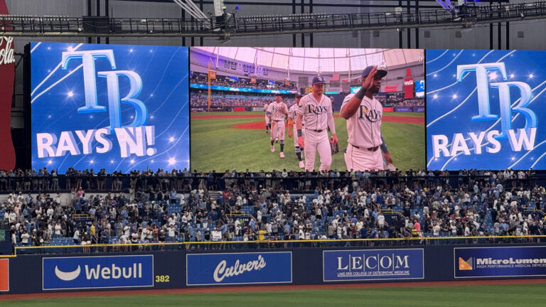 interior of baseball stadium