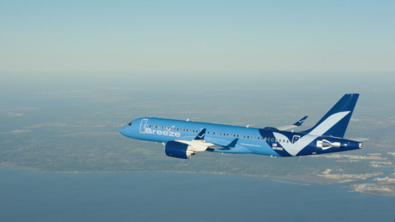 A flight in air