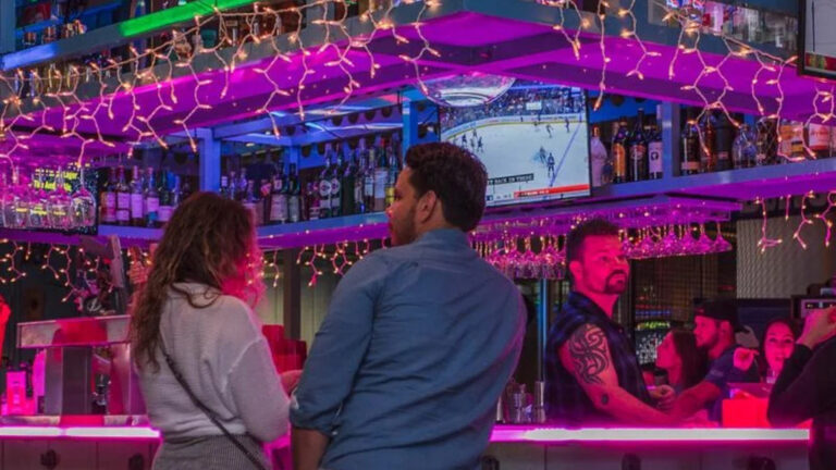 People at a bar