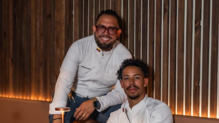 The head chefs of D'Rose Gastrobar pose for a picture together.