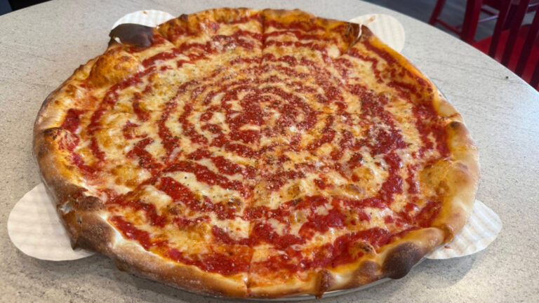A pizza from Anthony & Luca's Pizza Kitchen, which is opening in Tampa