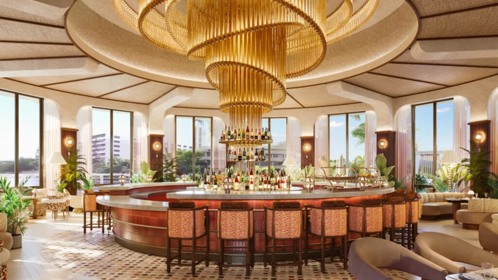 The interior of LAVO, which is opening in Tampa