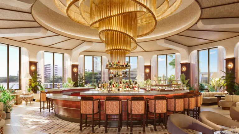 The interior of LAVO, which is opening in Tampa