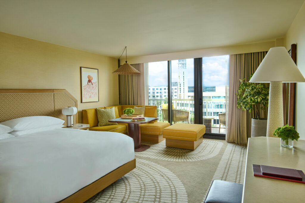 The interior of a Hotel Cala room in Tampa