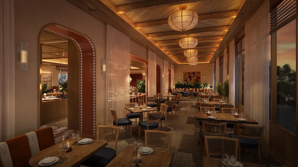 The interior of LAVO, which is opening in Tampa